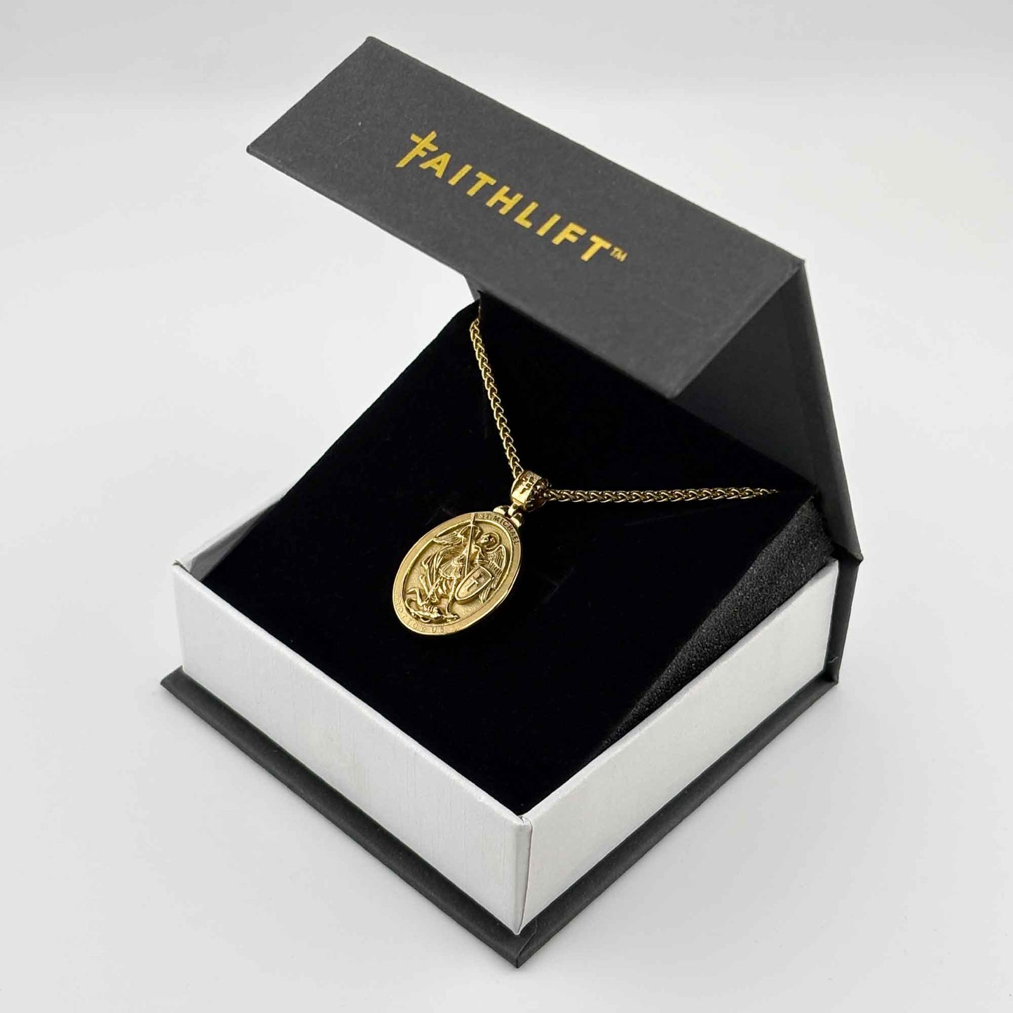 Saint Michael the Archangel (3D Crafted) Necklace