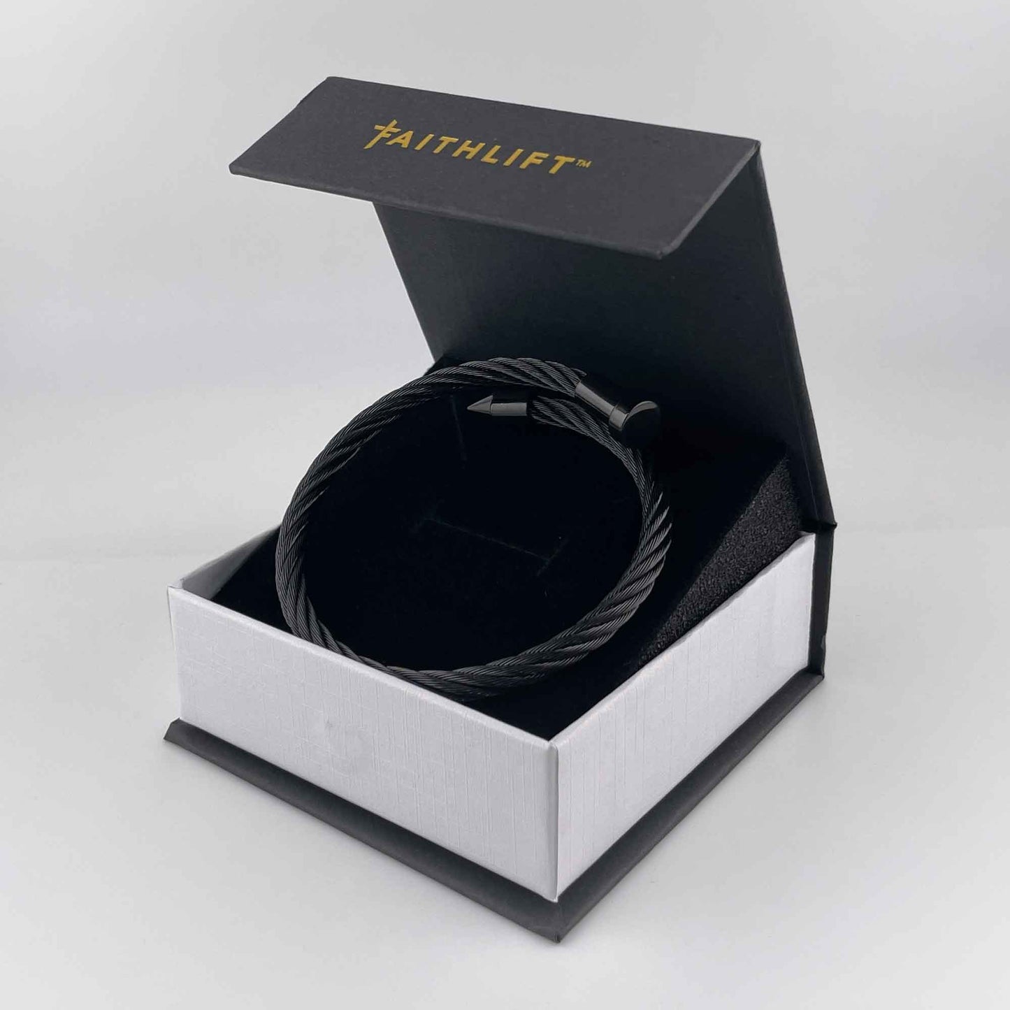 Nautical Rope Bangle (Black)