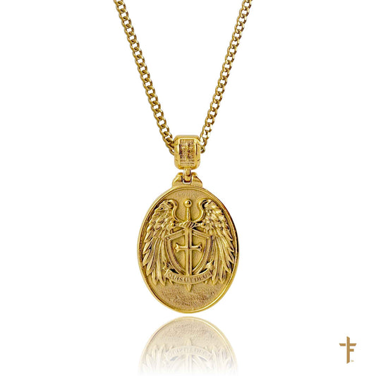 Saint Michael the Archangel (3D Crafted) Necklace