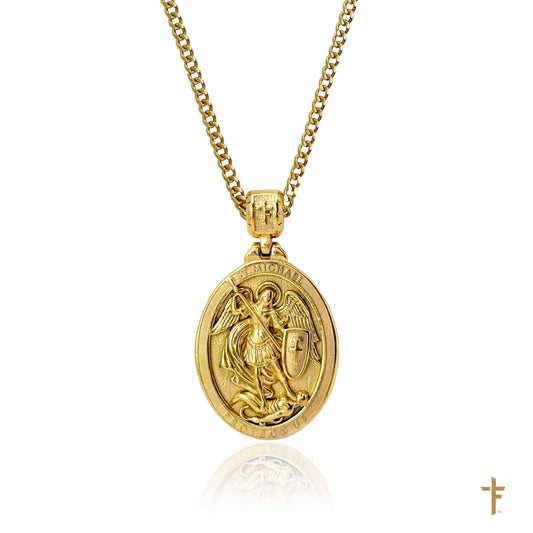 Saint Michael the Archangel (3D Crafted) Necklace