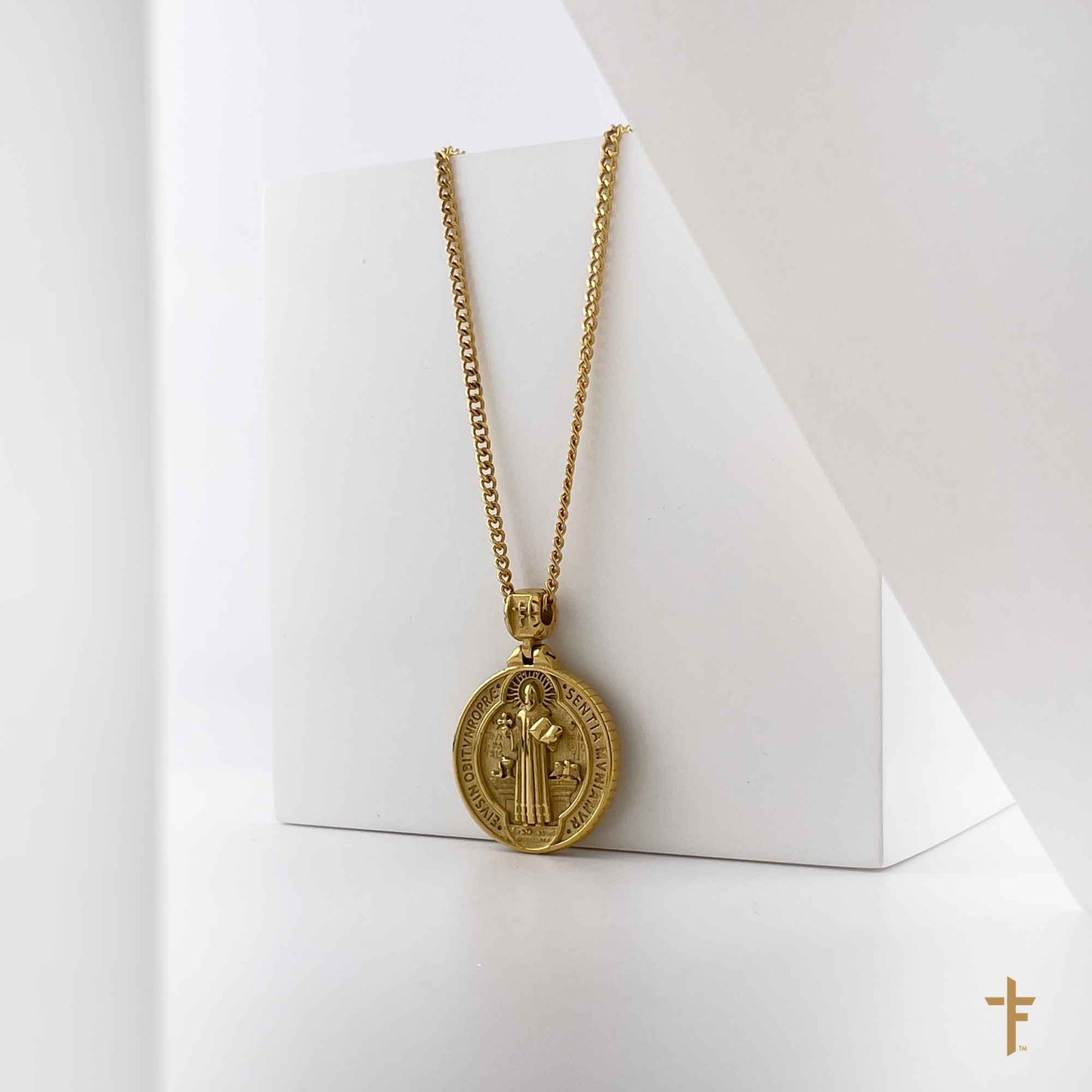 Saint Benedict (3D Crafted) Necklace