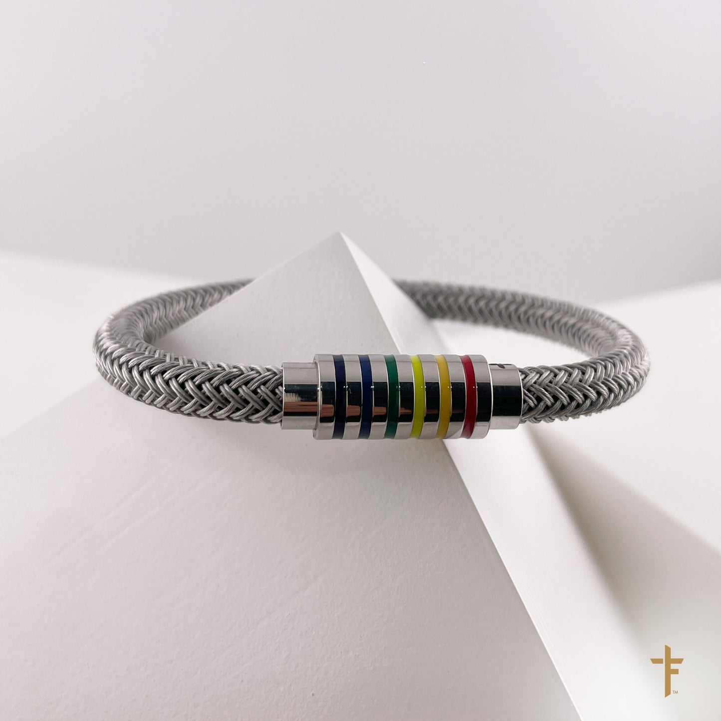 Pride Magnetic Bangle (Silver)
