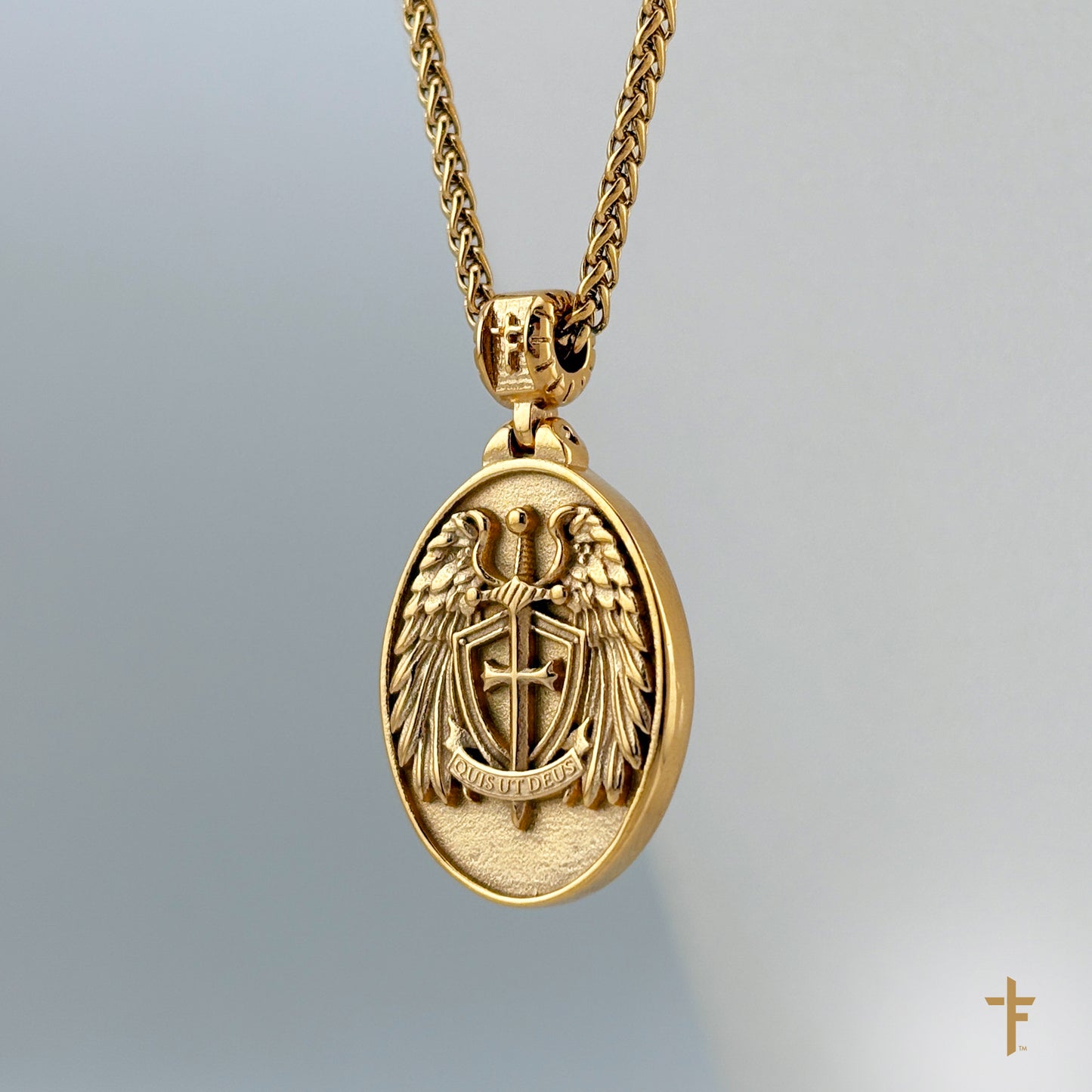 Saint Michael the Archangel (3D Crafted) Necklace