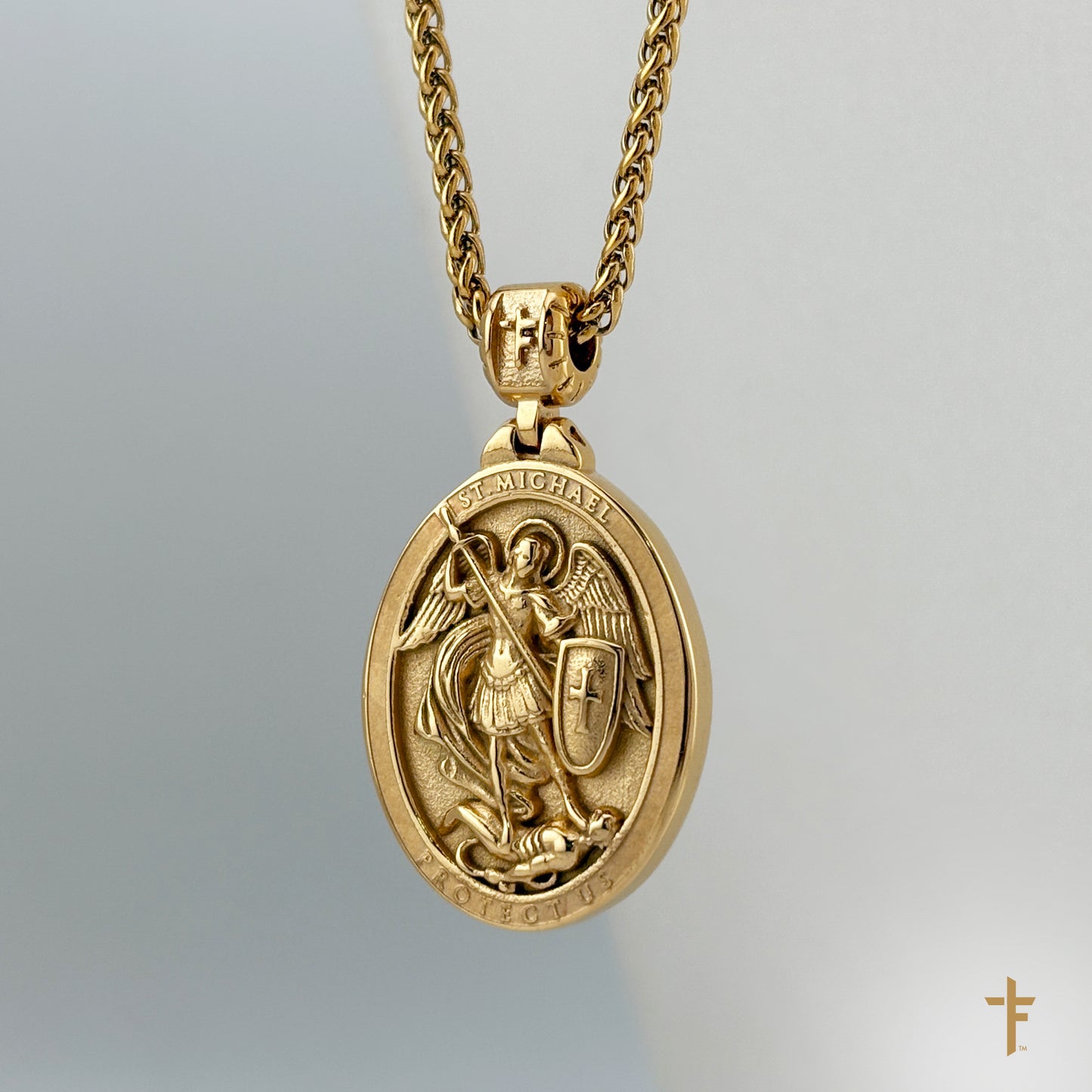 Saint Michael the Archangel (3D Crafted) Necklace