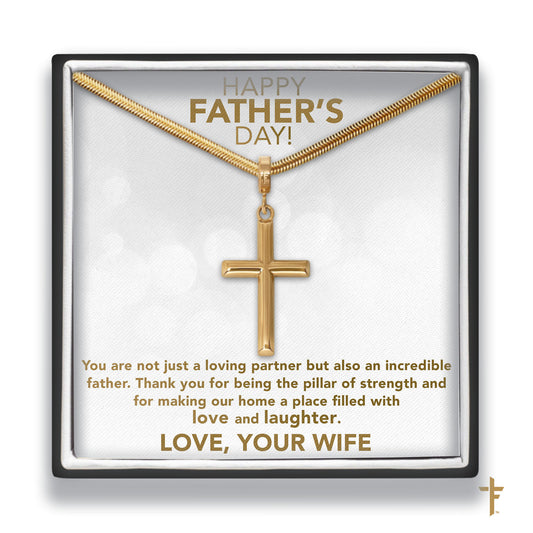 Father's Day Cross Necklace