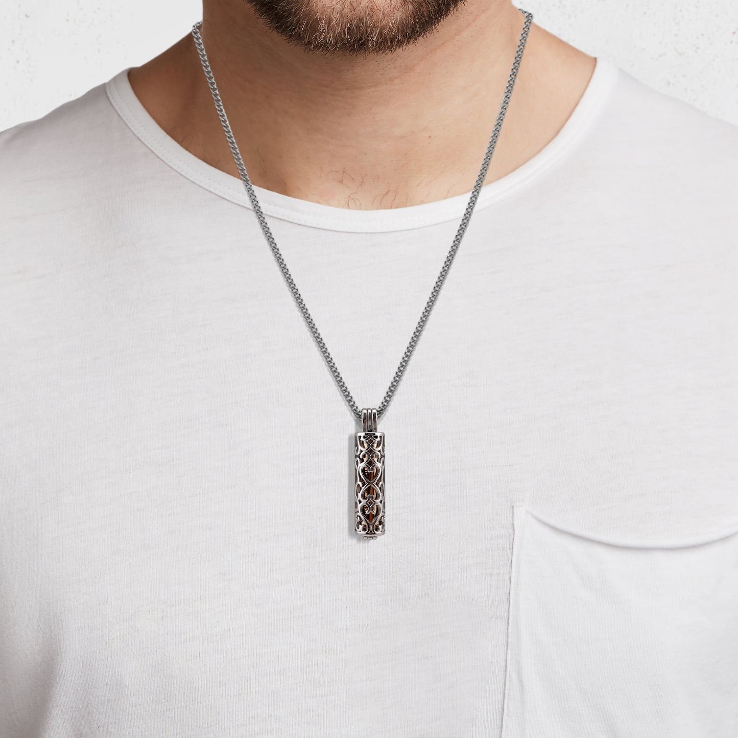 Cylinder Urn Keepsake Necklace