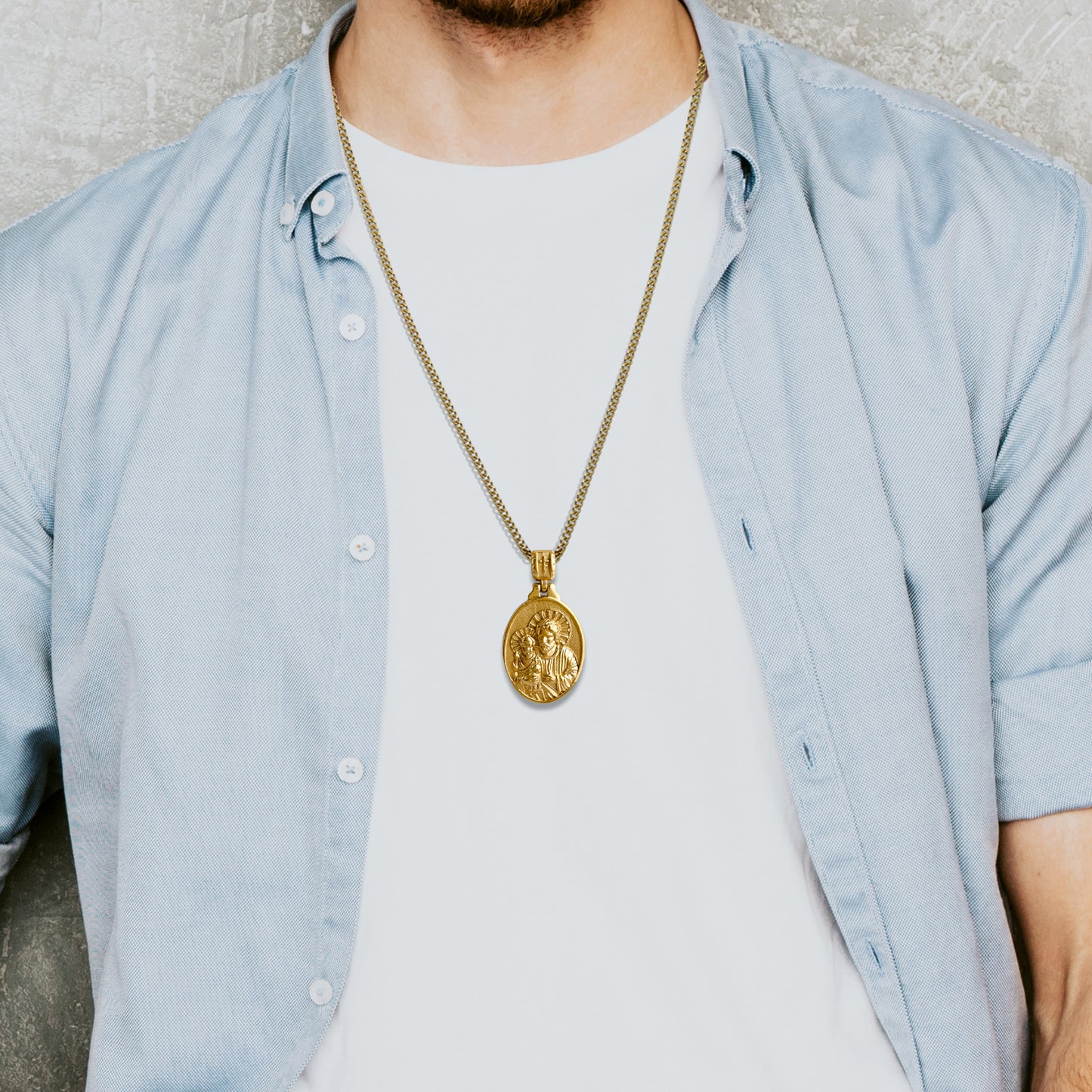 Sto. Niño (3D crafted) Necklace