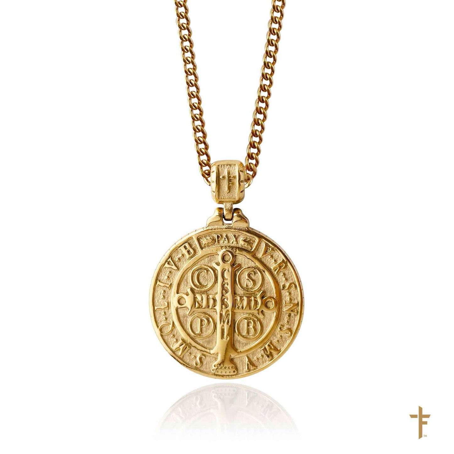 Saint Benedict (3D Crafted) Necklace