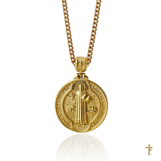 Saint Benedict (3D Crafted) Necklace
