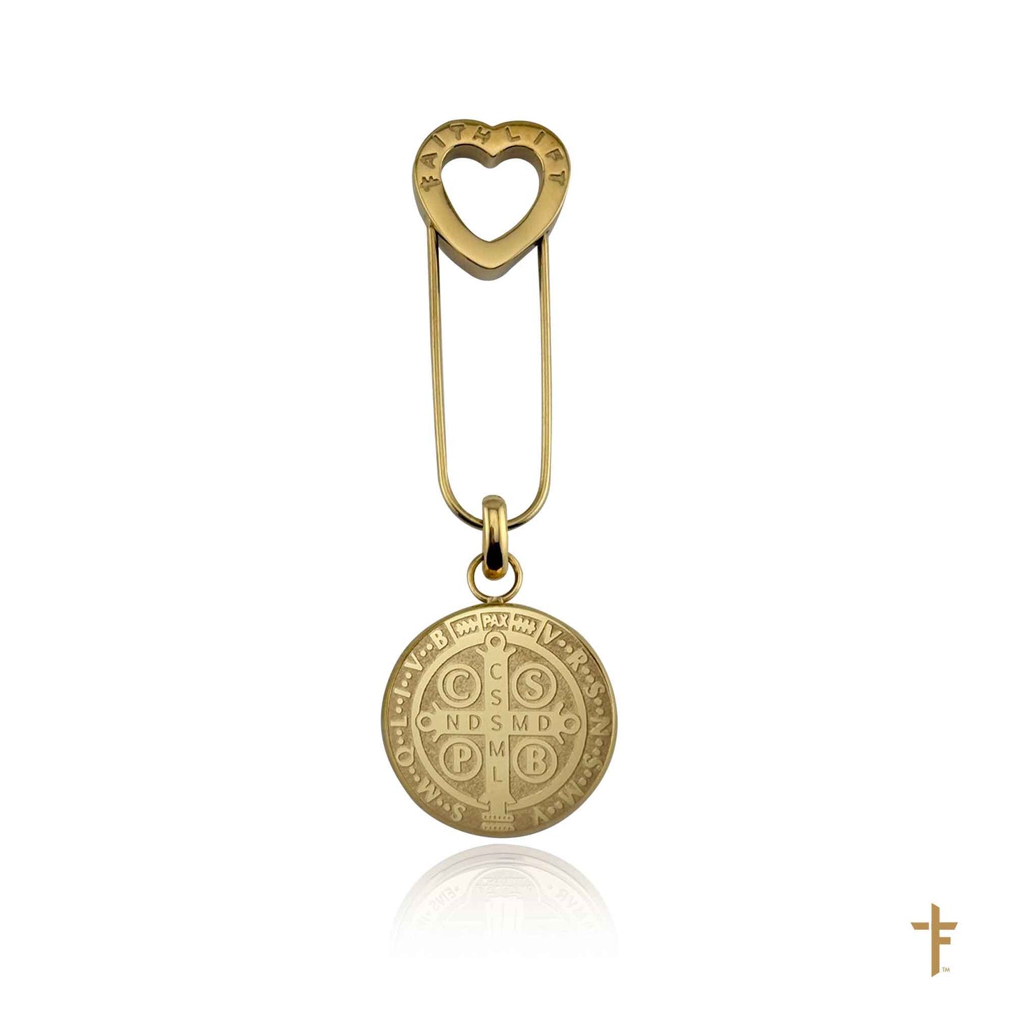 Saint Benedict Brooch