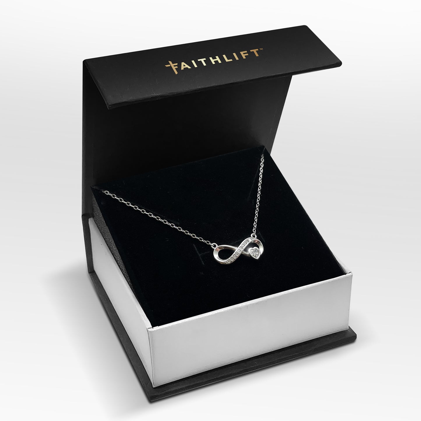 Infinity Love Necklace (Silver)