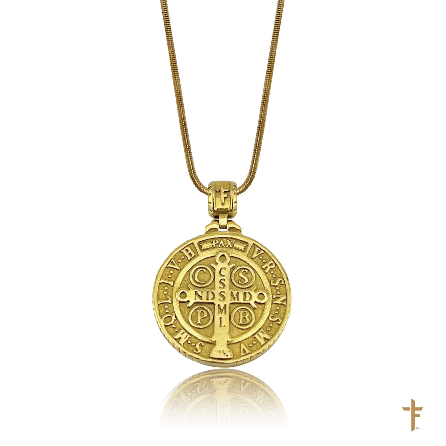 Saint Benedict (3D Crafted) Necklace