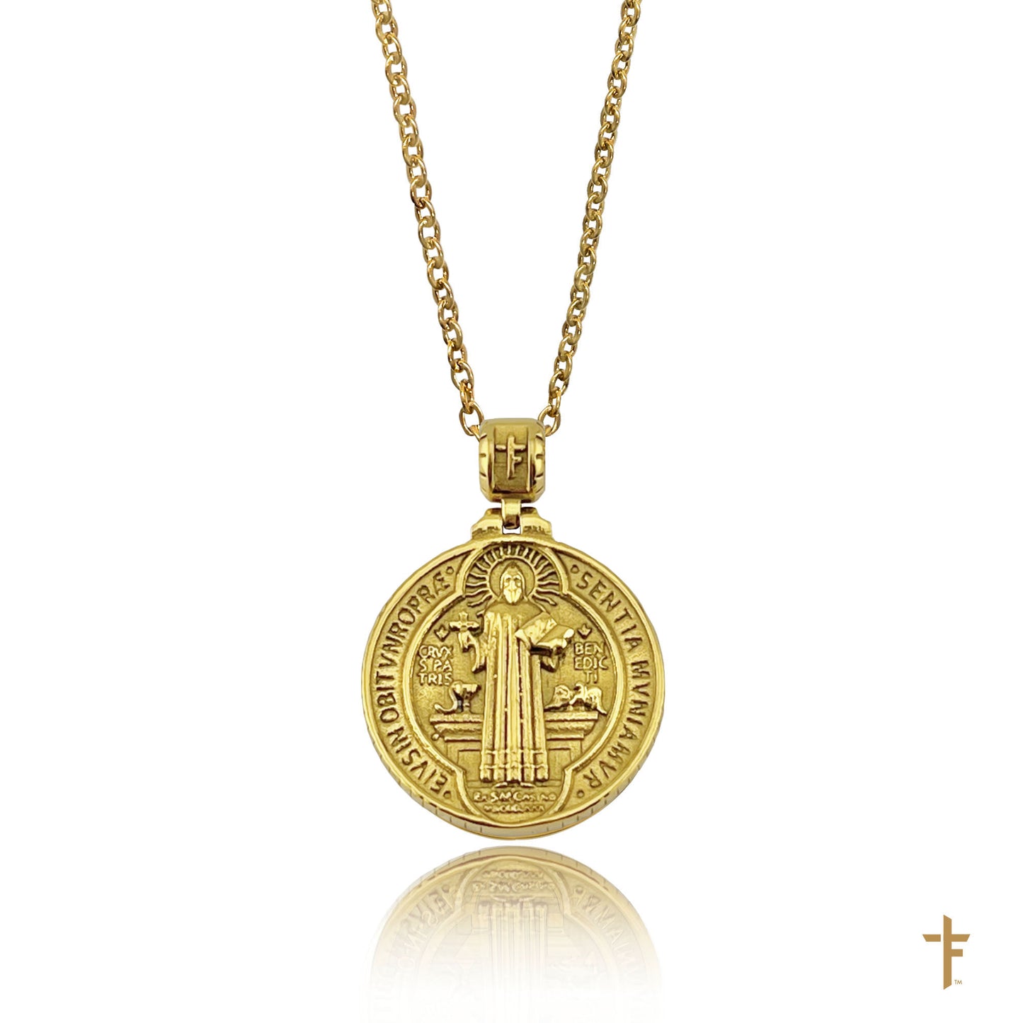 Saint Benedict (3D Crafted) Necklace