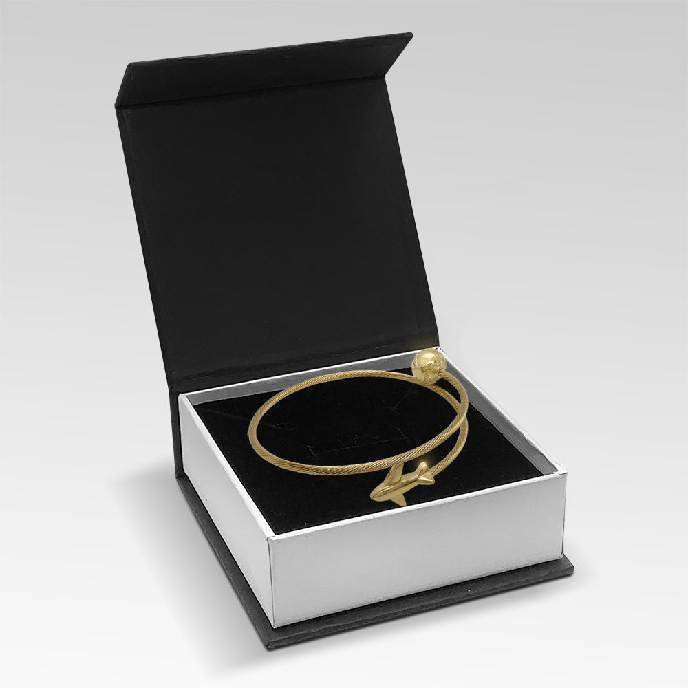 Fly Around the World Bangle