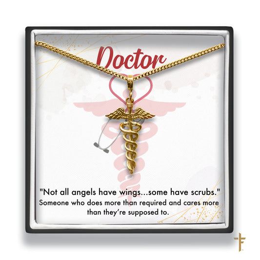 Caduceus MED (DOCTOR) Necklace