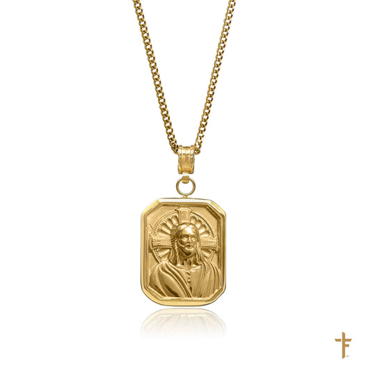 Scapular Necklace (Mt. Carmel and Jesus)