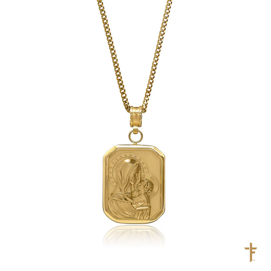 Scapular Necklace (Mt. Carmel and Jesus)