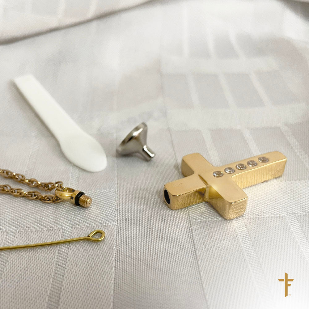 Cross Urn Keepsake Necklace