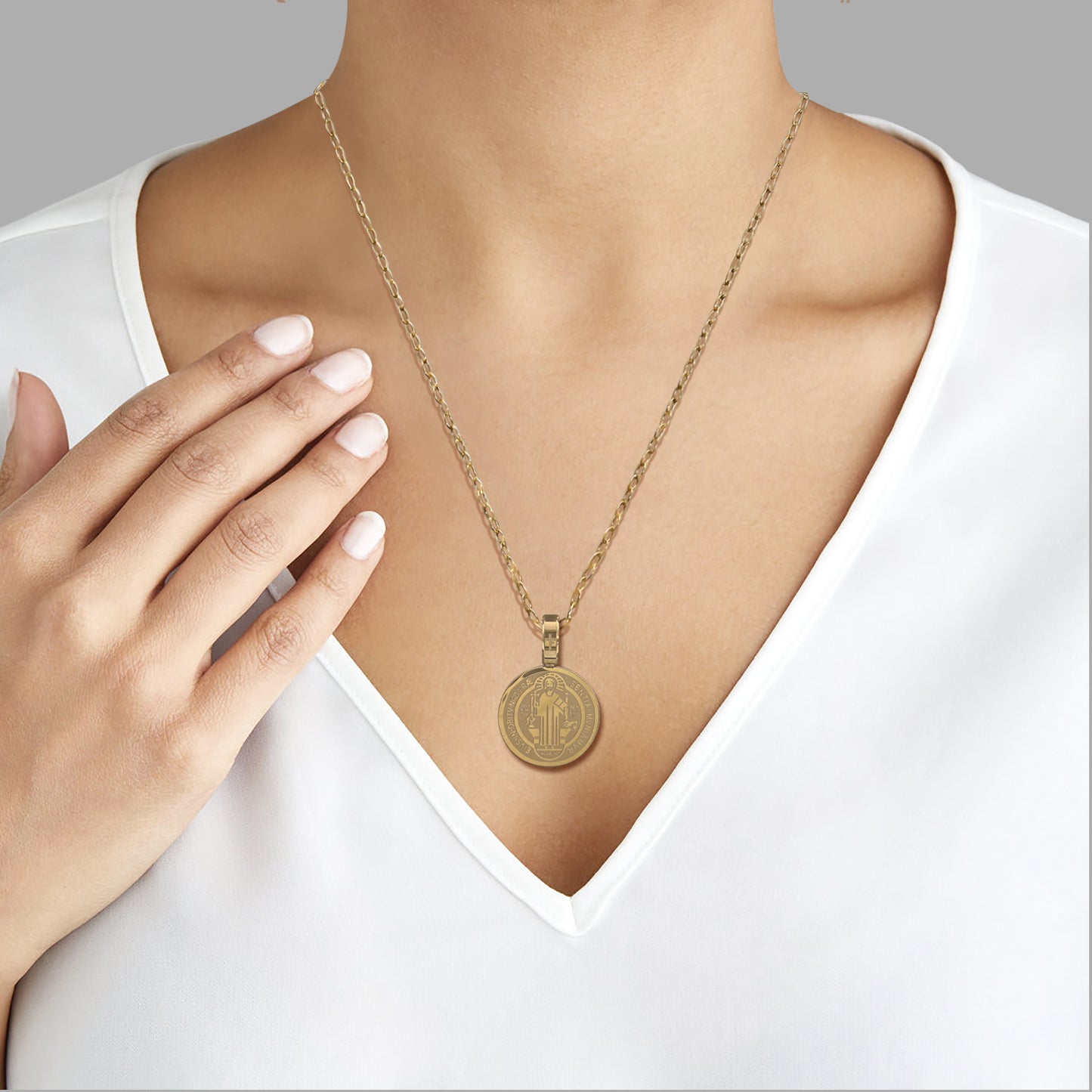 Saint Benedict Necklace (Minimalist)