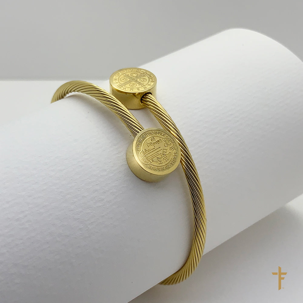 Saint Benedict Adjustable Bangle