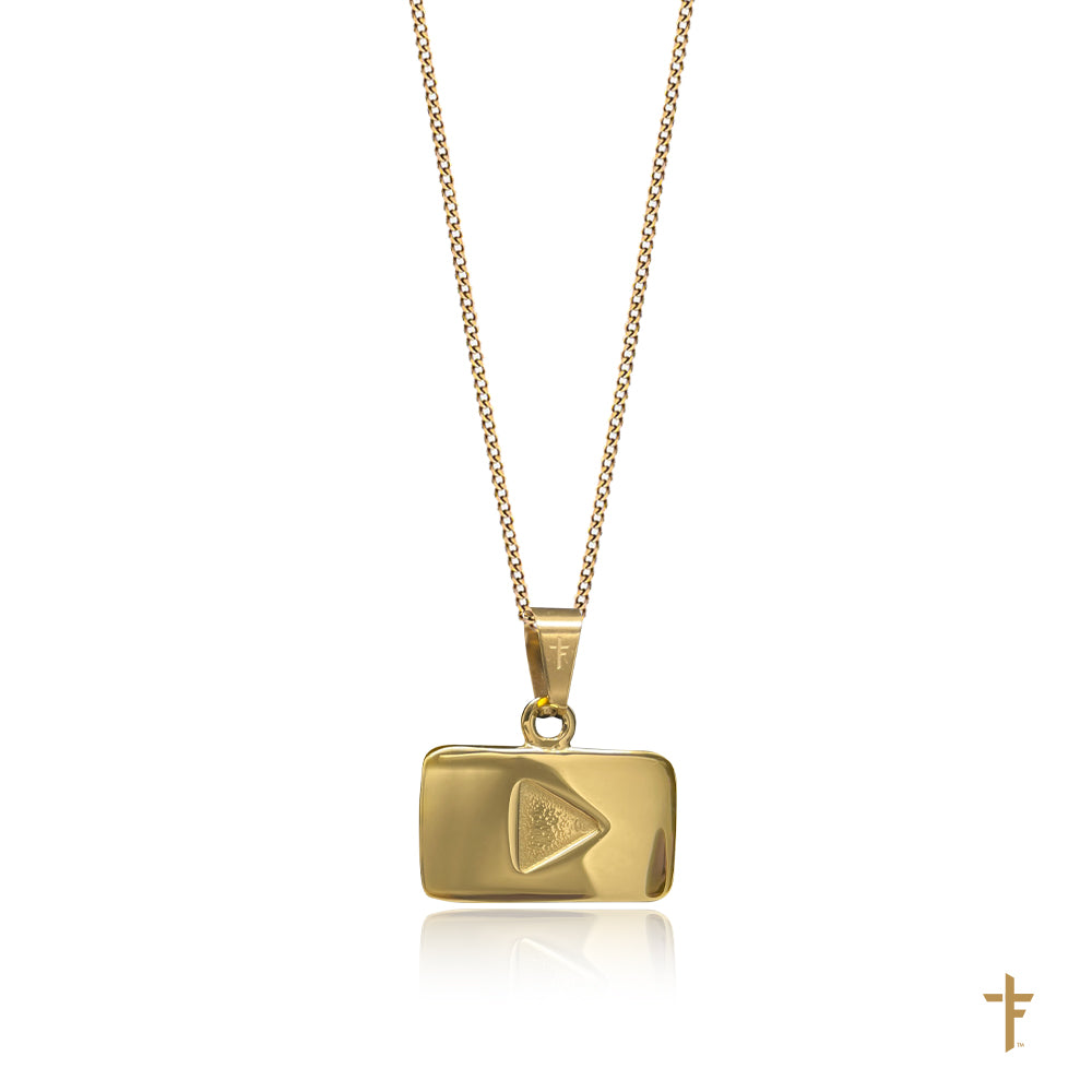 Play Button (DREAM BIG) Necklace