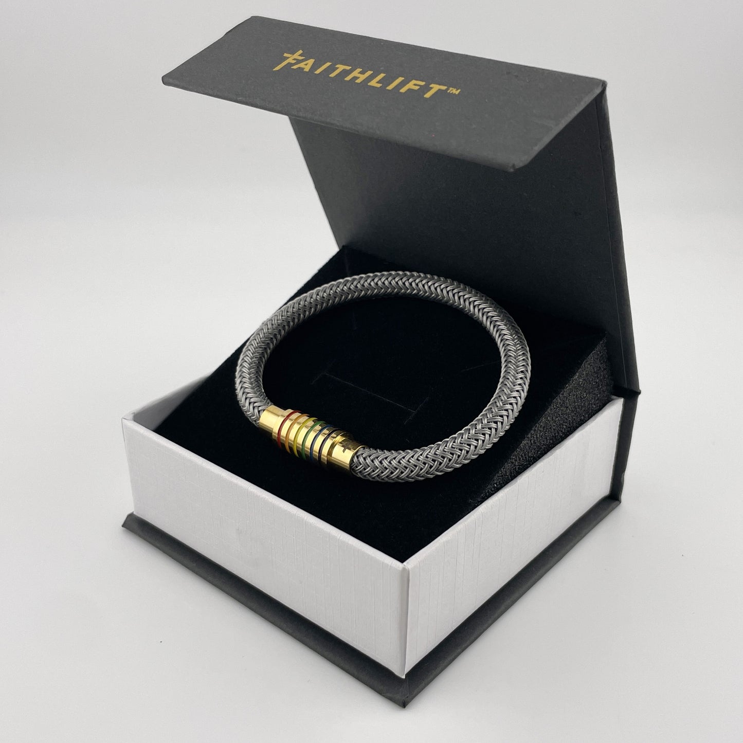 Pride Magnetic Bangle (Gold Silver)