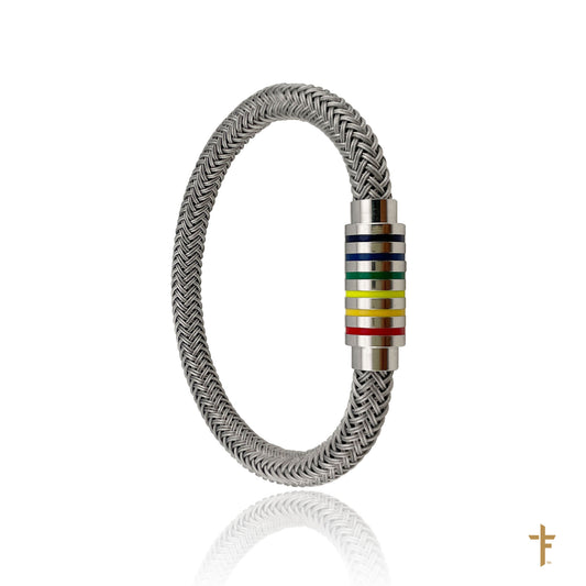 Pride Magnetic Bangle (Silver)