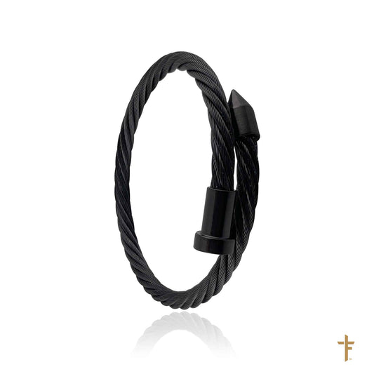 Nautical Rope Bangle (Black)