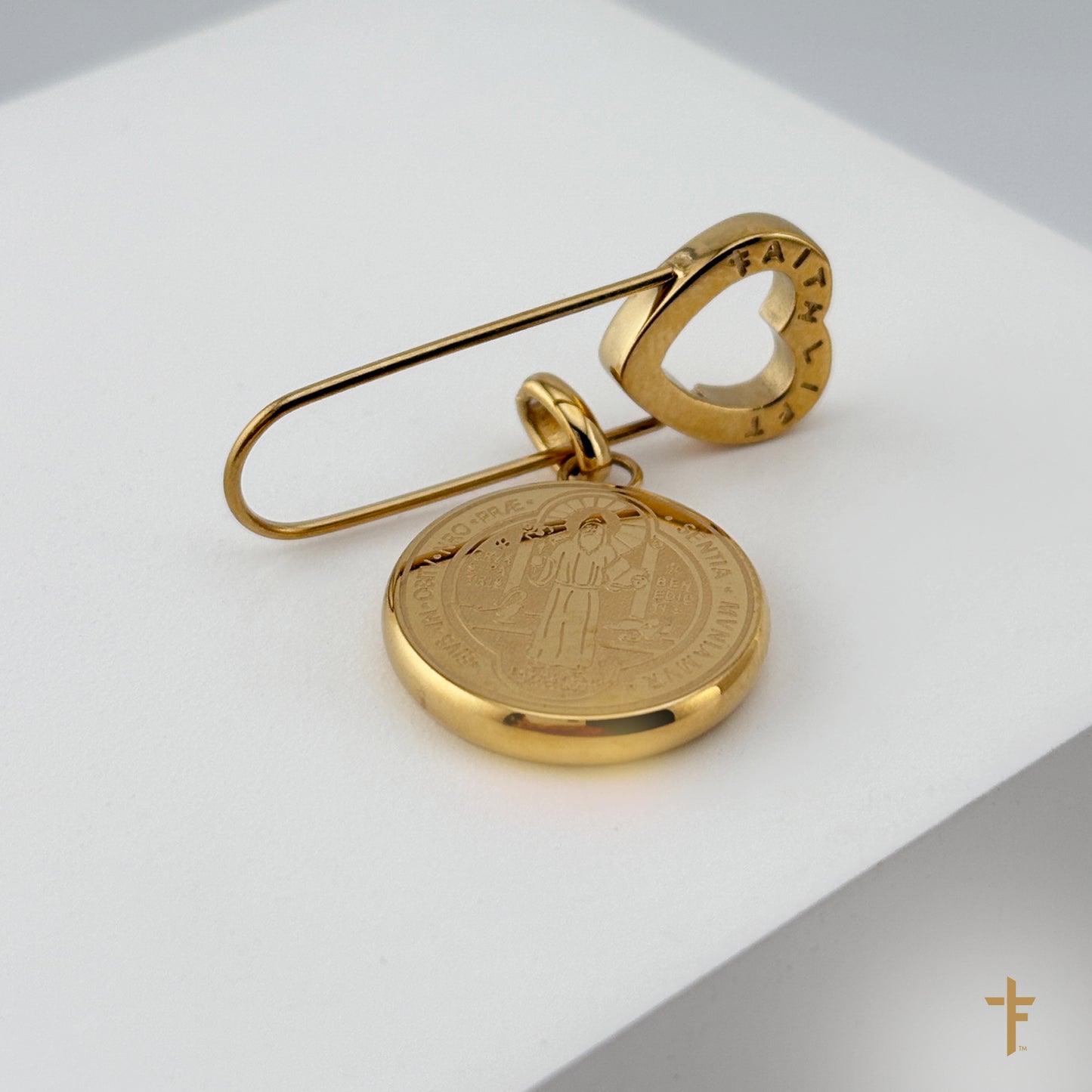 Saint Benedict Brooch