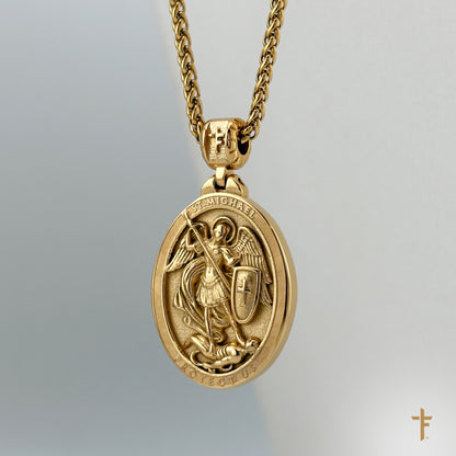 Saint Michael the Archangel (3D Crafted) Necklace