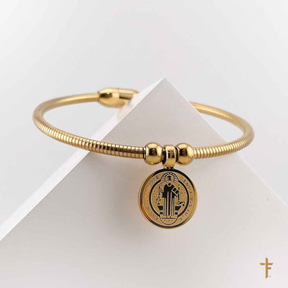 Saint Benedict Magnetic Bangle