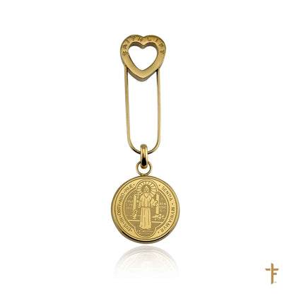 Saint Benedict Brooch