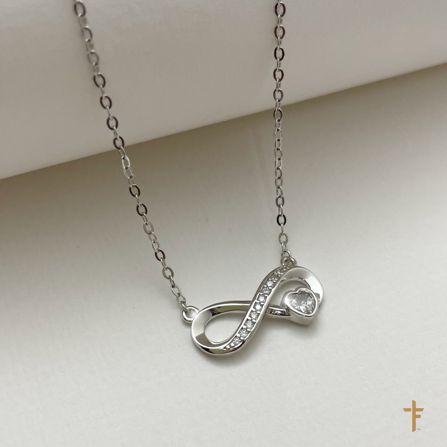 Infinity Love Necklace (Silver)