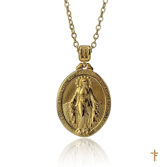 Our Lady of Immaculate Conception (3D Crafted) Necklace