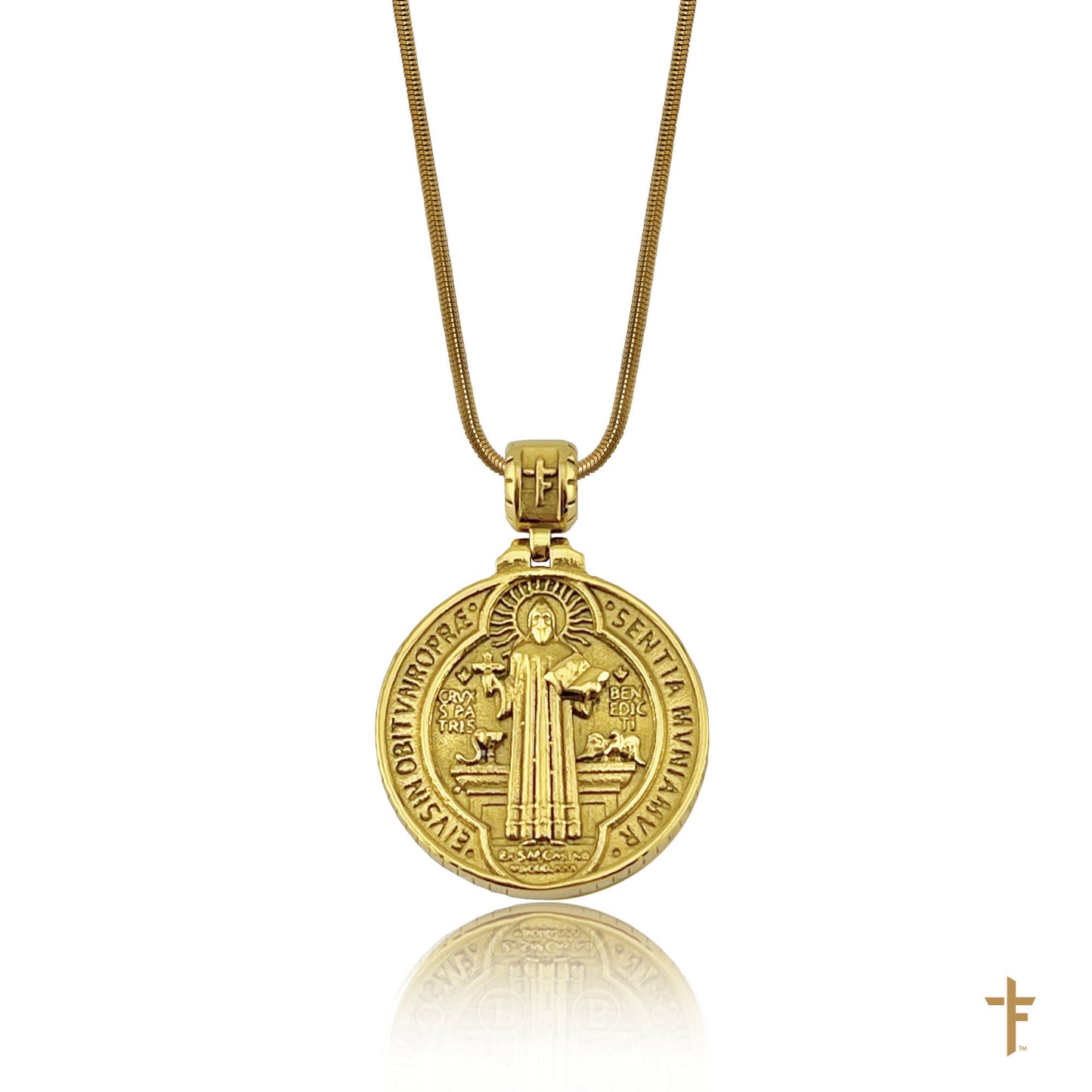 Saint Benedict (3D Crafted) Necklace