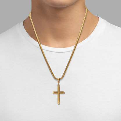 To My SON Cross Necklace