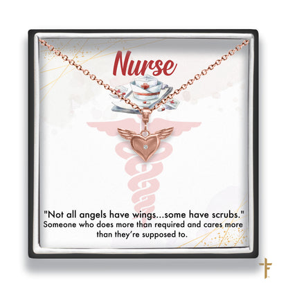 Angel Heart Necklace (Nurse) Necklace