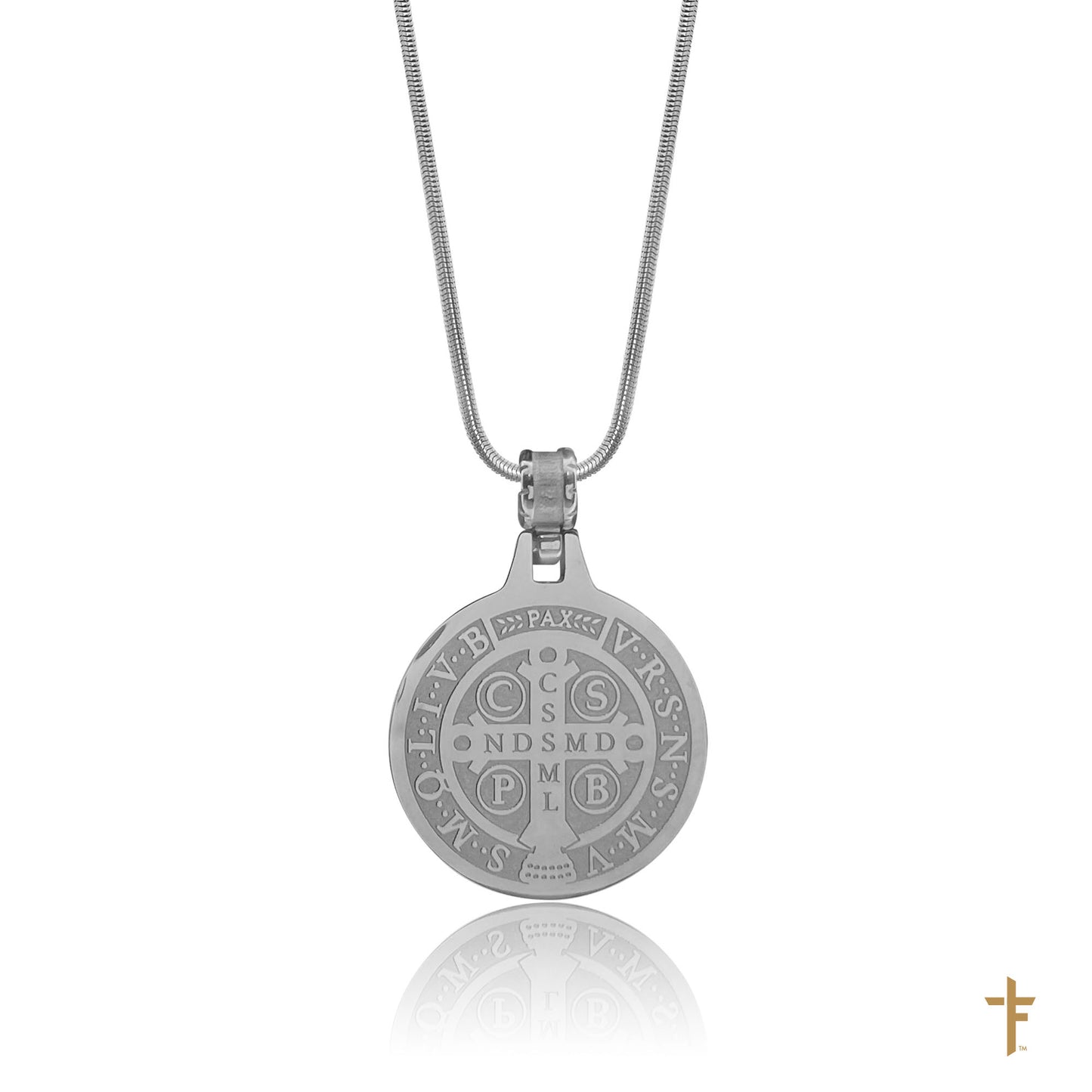 Saint Benedict Necklace (Silver)