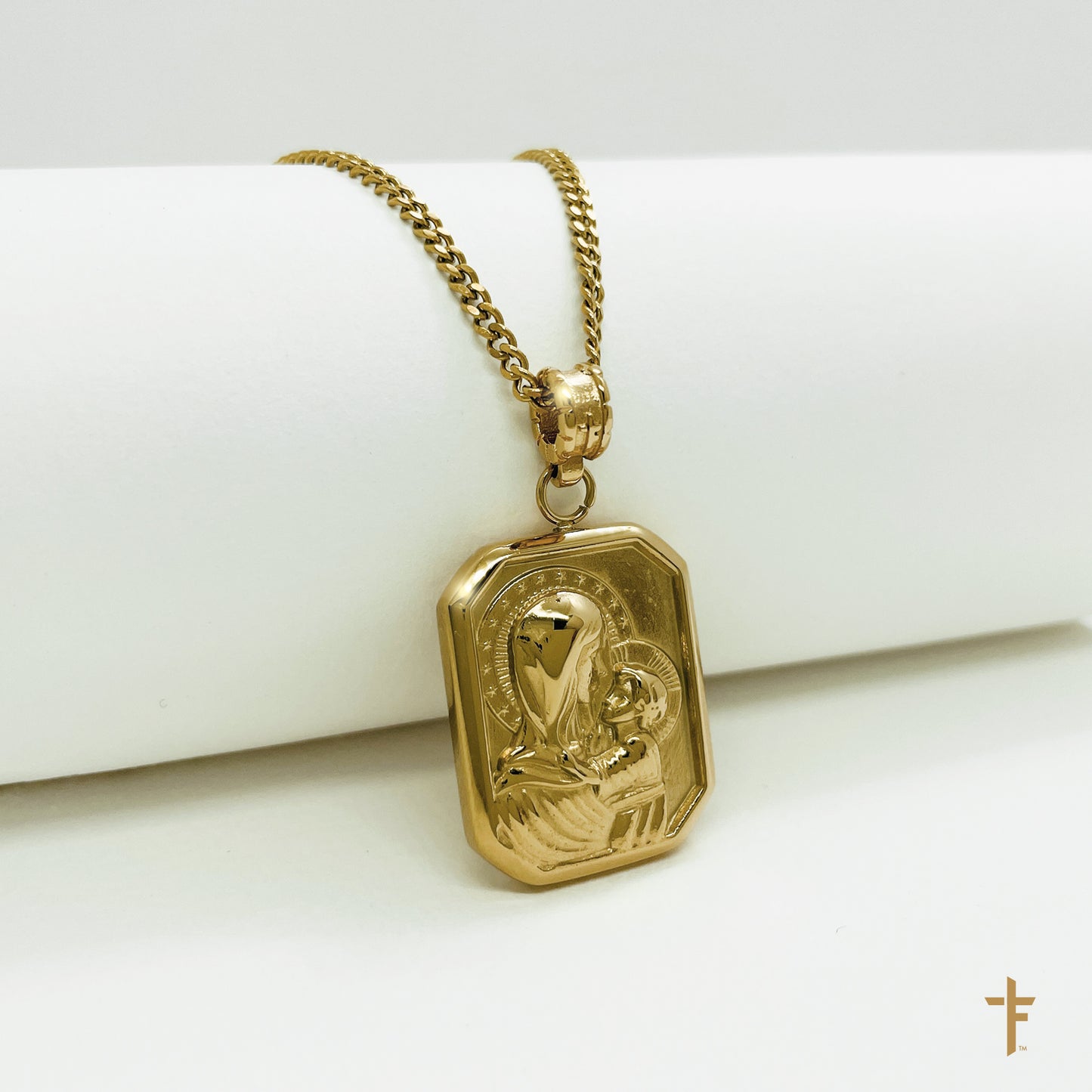 Scapular Necklace (Mt. Carmel and Jesus)