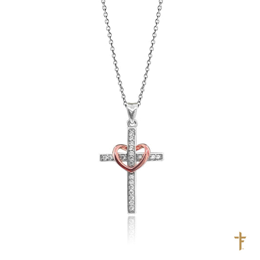 Forever Love Cross Mini Necklace