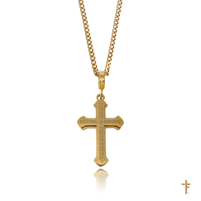 To My Husband Ancient Cross Necklace