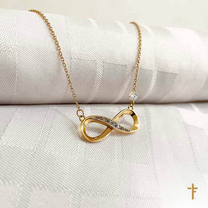 To My Girlfriend Infinity Love Necklace