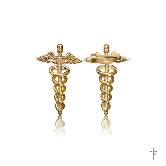 Caduceus Brooch