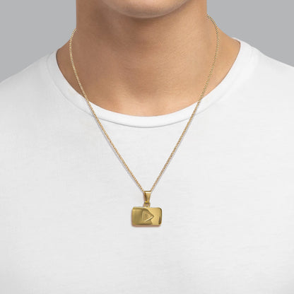 Play Button (DREAM BIG) Necklace