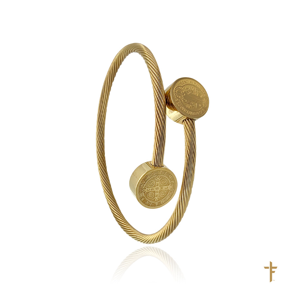 Saint Benedict Adjustable Bangle