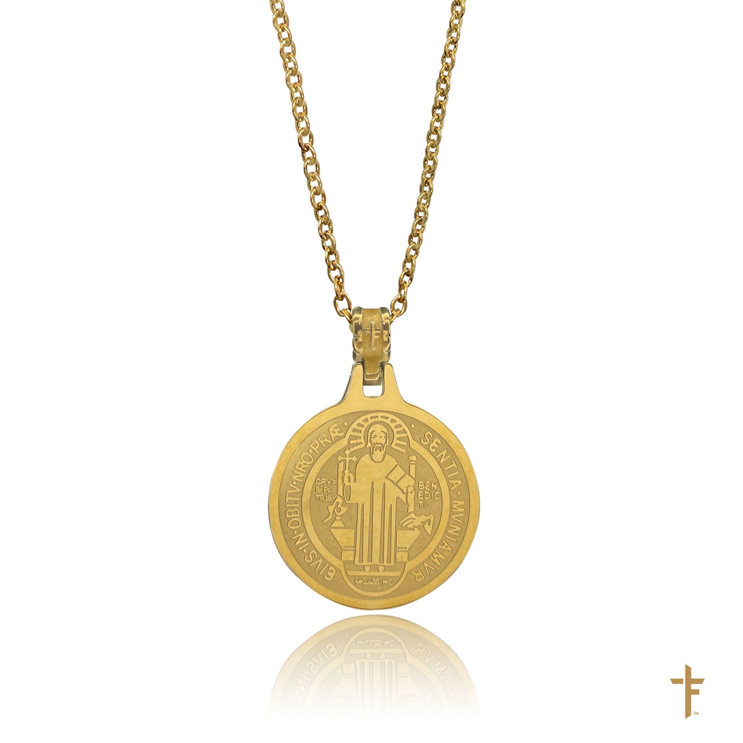 Saint Benedict Necklace with Bracelet (The Protector)