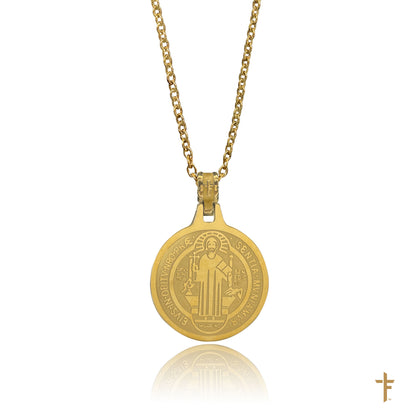 Saint Benedict Necklace with Bracelet (The Protector)
